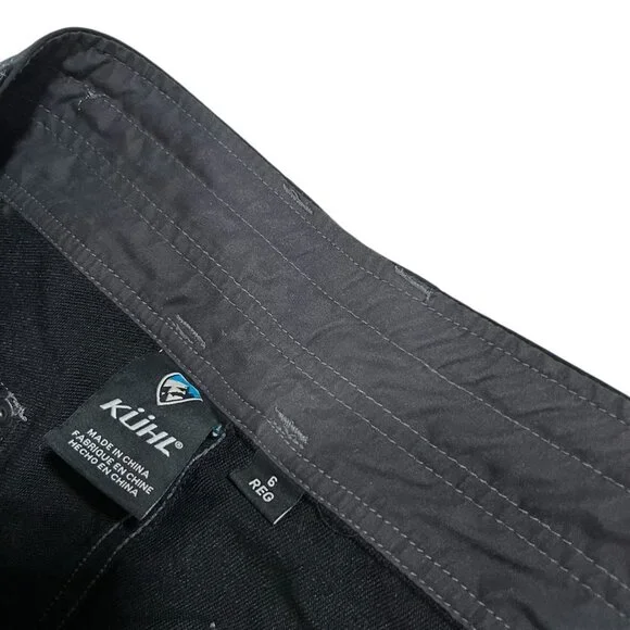 Kuhl Raid Pants Women’s Size 6 Black Nylon Hiking Outdoor Zipper Pockets (30x31) - Picture 4 of 4